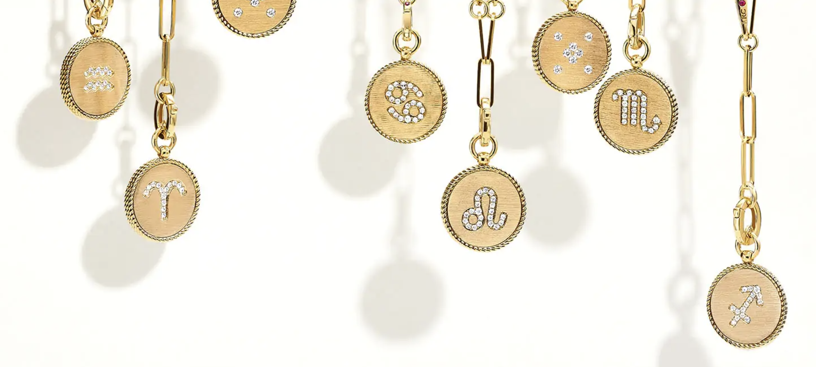 Roberto Coin Gold Diamond Pendant Necklaces